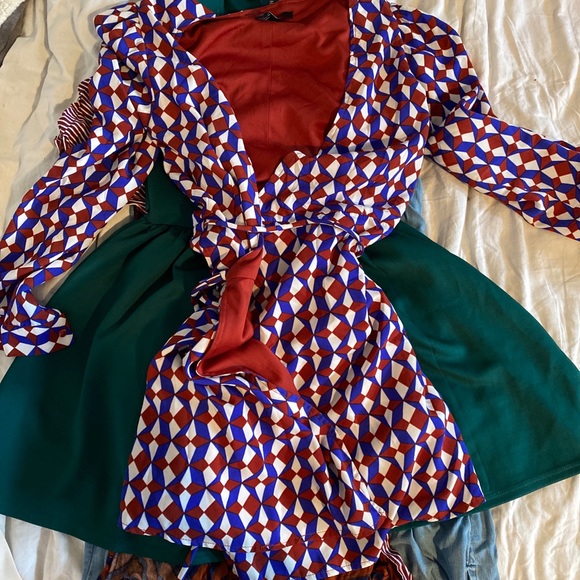 Lot of 5 mixed print dresses S american eagle f21 - Picture 6 of 6